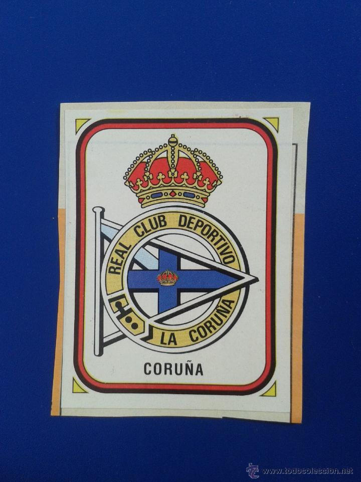 Football Stickers: CROMOS EDITORIAL PANINI FUTBOL 89 90 1989 1990 CROMO RECORTADO ESCUDO DEPORTIVO LA CORU&Ntilde;A