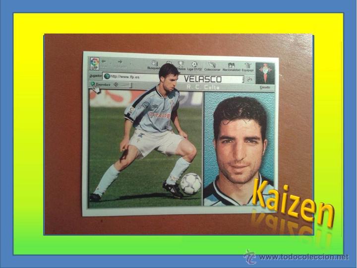 Cromos de f&uacute;tbol: VELASCO. CELTA. SIN PEGAR. EDICIONES ESTE 2001/02. 01/02 - Foto 1