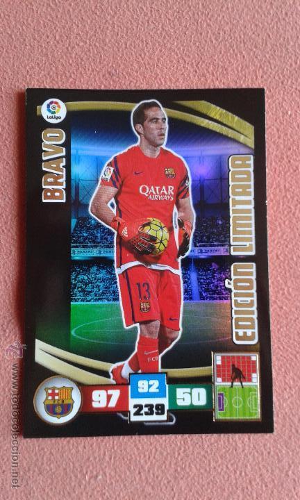 Cromos de f&uacute;tbol: ADRENALYN 2015 2016 BRAVO EDICI&Oacute;N LIMITADA - Foto 1