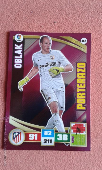 Cromos de f&uacute;tbol: ADRENALYN 2015 2016 OBLAK - Foto 1