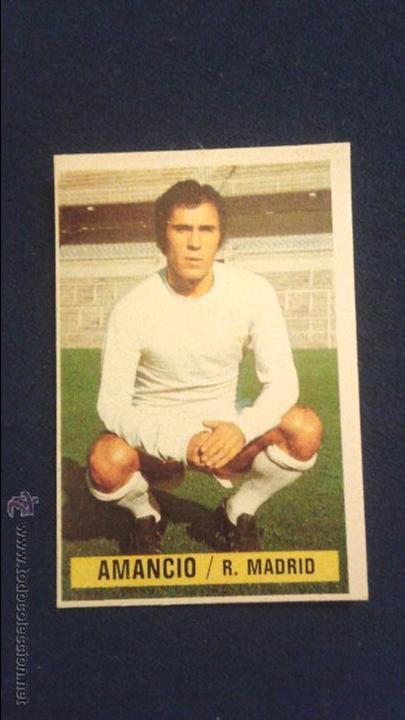 Cromos de f&uacute;tbol: 74/75 ESTE. REAL MADRID AMANCIO - Foto 1