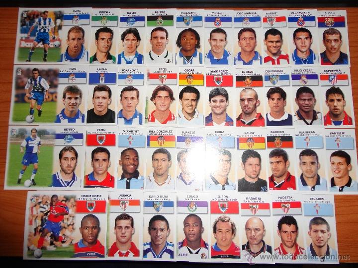 Cromos de Futebol: LOTE DE 38 FICHAJES DIFERENTES ESTE 1999 2000 99 00 CROMOS NUEVOS DE SOBRE