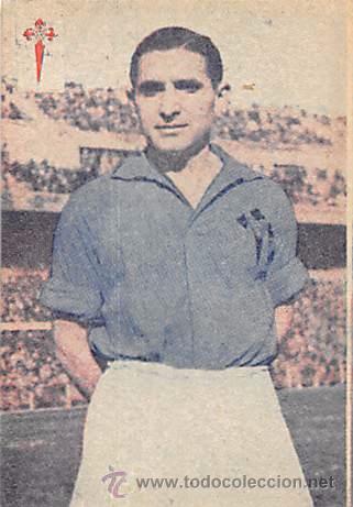 Fu&szlig;ball-Sticker: JUAN V&Aacute;ZQUEZ TENREIRO ( EXTREMO IZQUIERDA).- CELTA VIGO