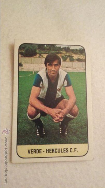 Cromos de Futebol: 78-79 ESTE. NUNCA PEGADO HERCULES VERDE DIFICIL