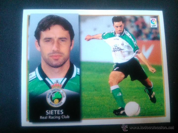 Fu&szlig;ball-Sticker: Sietes - Racing Santander - EDICIONES ESTE LIGA 1998 1999 - 98 99 NUEVO SIN PEGAR