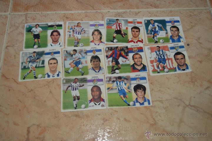 Cromos de F&uacute;tbol: lote de cromos de futbol 1999 2000 liga bbva colecciones este cromo