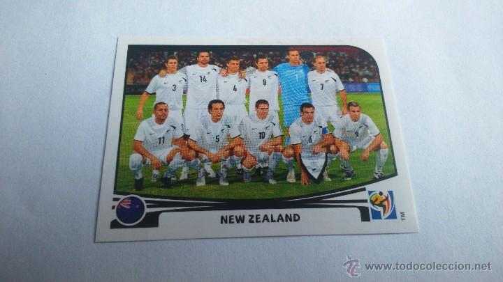 Figurine di Calcio: 448 alineaci&oacute;n nueva Zelanda 2010 South &aacute;frica panini