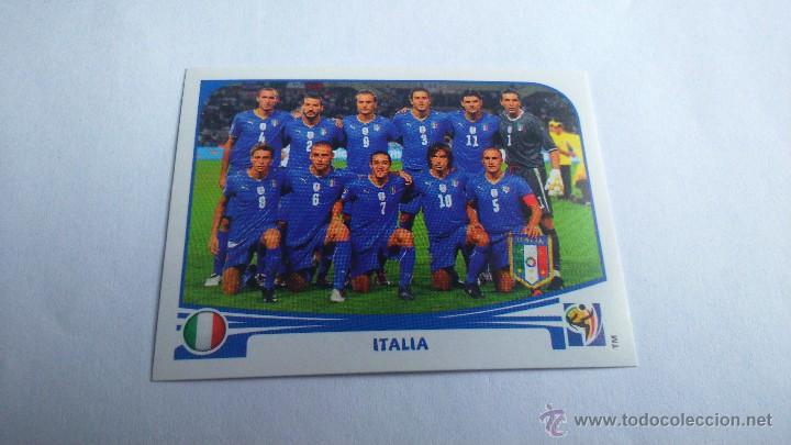 Cromos de Futebol: 410 alineaci&oacute;n italia 2010 South &aacute;frica panini