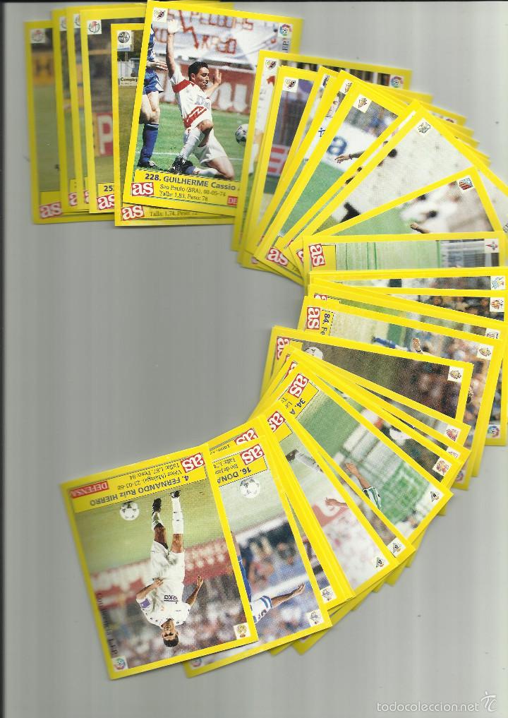 Figurine di Calcio: LOTE 50 CROMOS DE FUTBOL  ALBUM DIARIO AS LIGA FUTBOL 1995-1996 95-96
