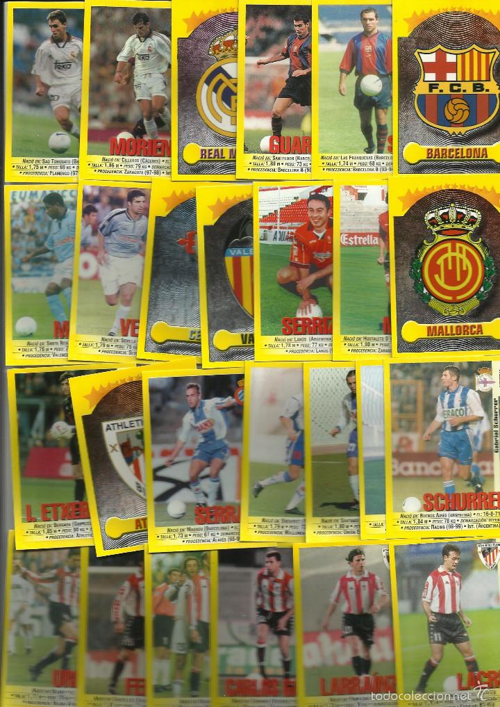 Cromos de Futebol: LOTE 70 CROMOS FUTBOL LIGA 1999 2000 PANINI