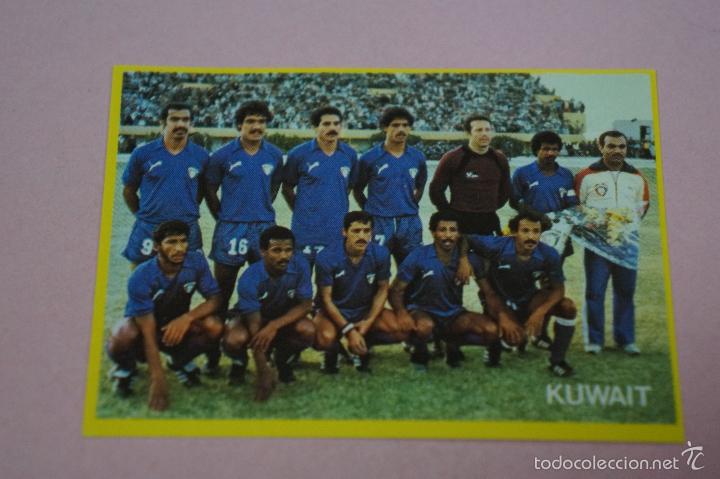 Cromos de F&uacute;tbol: CROMO DE FUTBOL SELECCI&Oacute;N DE KUWAIT SIN PEGAR N&ordm; 59 A&Ntilde;O 1982 DEL ALBUM FUTBOL EN ACCION DE DANONE