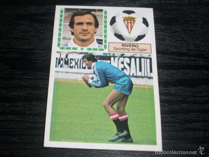Cromos de f&uacute;tbol: -ESTE 83-84 : RIVERO  ( GIJON ) - Foto 1