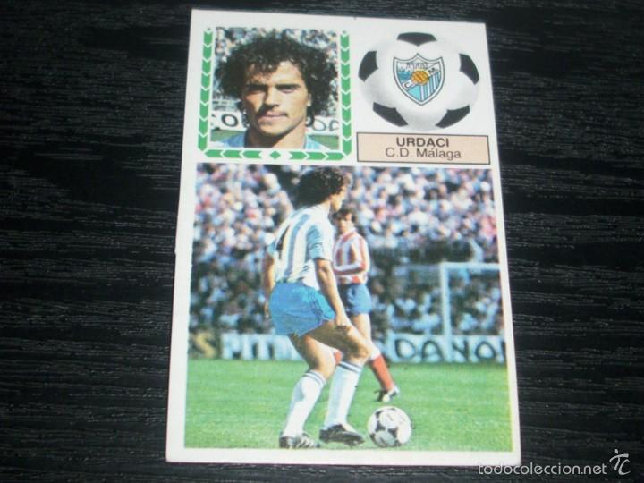 Cromos de f&uacute;tbol: -ESTE 83-84 : URDACI  ( MALAGA ) - Foto 1