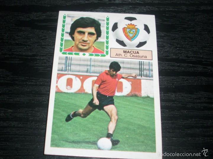 Cromos de f&uacute;tbol: -ESTE 83-84 : MACUA  ( OSASUNA ) - Foto 1