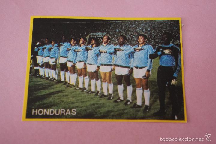 Cromos de F&uacute;tbol: CROMO DE FUTBOL SELECCION DE HONDURAS DESPEGADO N&ordm; 54 DEL ALBUM FUTBOL EN ACCION DE DANONE
