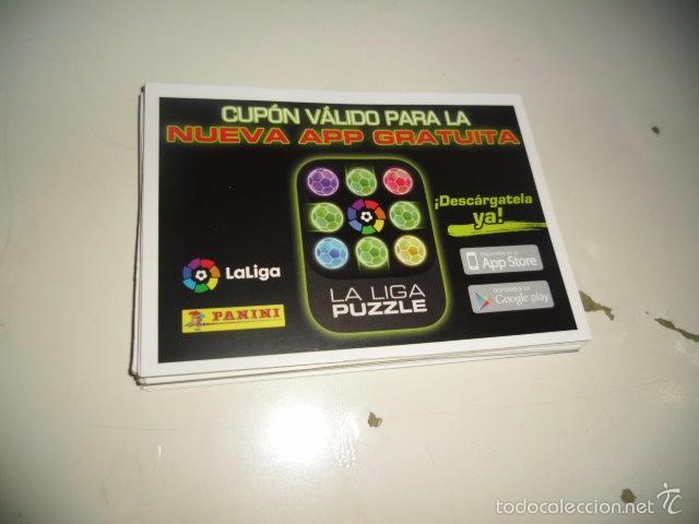 Fu&szlig;ball-Sticker: LIGA ESTE SIN PEGAR 2015 2016 15 16 CUPON NUEVA APP VALE POR UNA RECOMPENSA VIRTUAL B B BB