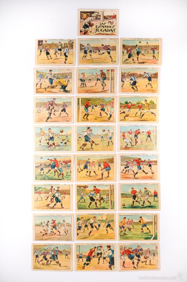 Cromos de F&uacute;tbol: PAULINO ALCANTARA - ZAMORA - COLECCION COMPLETA DE 25 CROMOS FUTBOL -LAS GRANDES JUGADAS-