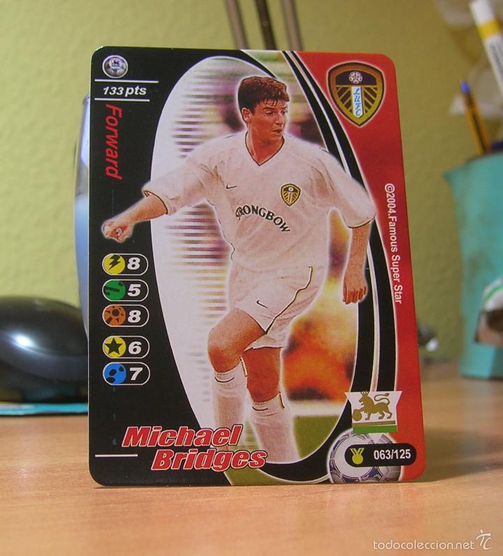 Cromos de Futebol: FAMOUS SUPER STAR-SUPERSTAR  MICHAEL BRIDGES  (LEEDS) LIGA INGLESA-PREMIER LEAGUE