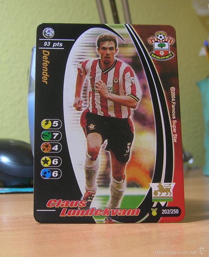 Football Stickers: FAMOUS SUPER STAR-SUPERSTAR CLAUS LUNDEKVANN (SOUTHAMPTON) LIGA INGLESA-PREMIER LEAGUE