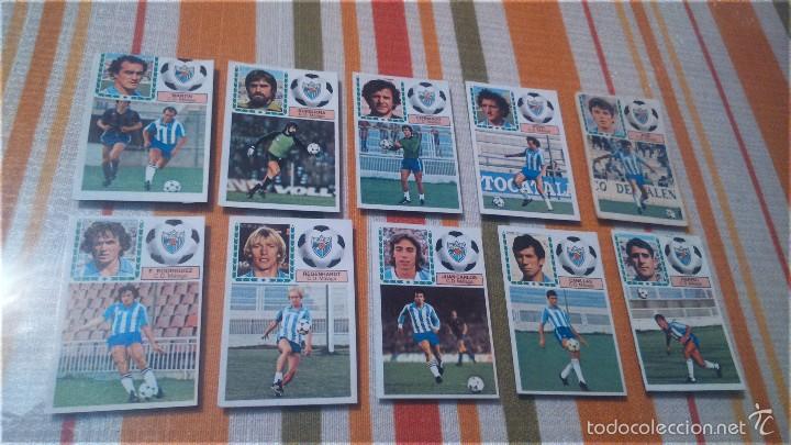 Cromos de Futebol: Este 83 84 C.d.malaga lote de 10.cromos todos diferentes