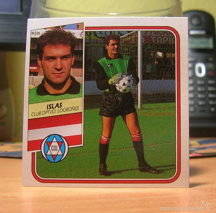 Cromos de f&uacute;tbol: EDICIONES ESTE 1989-1990 89-90 ISLAS (LOGRO&Ntilde;ES) DESPEGADO LEER - Foto 1
