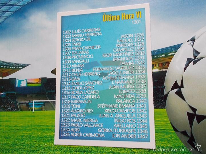 Cartes &agrave; collectionner de Football: 1301 INDICE FICHAJE ULTIMA HORA VI UH CROMO MUNDICROMO PLATINUM QUIZ FUTBOL LIGA 2015 2016 15 16