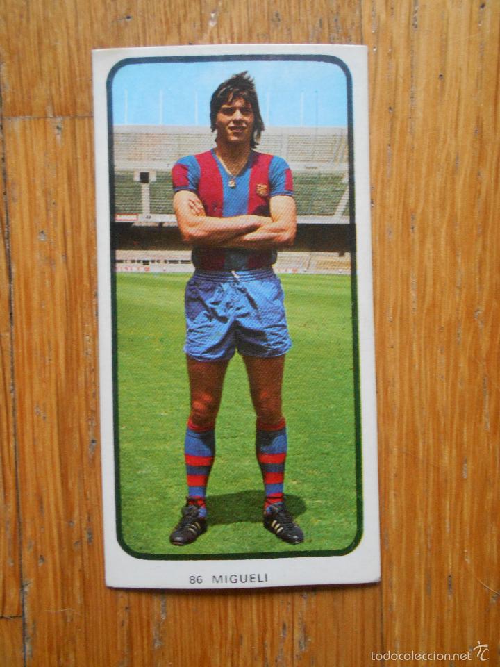 Cromos de F&uacute;tbol: MIGUELI RUIZ ROMERO 1973 1974, SIN PEGAR