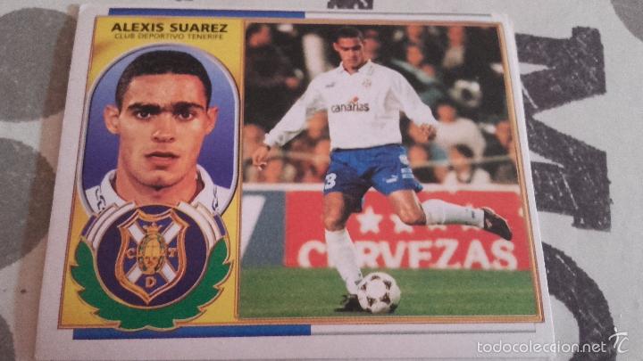 Cartes &agrave; collectionner de Football: EDICIONES ESTE TENERIFE-ALEXIS SUAREZ- CROMO LIGA 96 97 1996 1997 NUNCA PEGADO