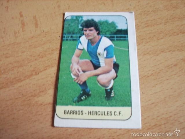 Cromos de f&uacute;tbol: ED. ESTE 78-79  BARRIOS  ( HERCULES ) - Foto 1