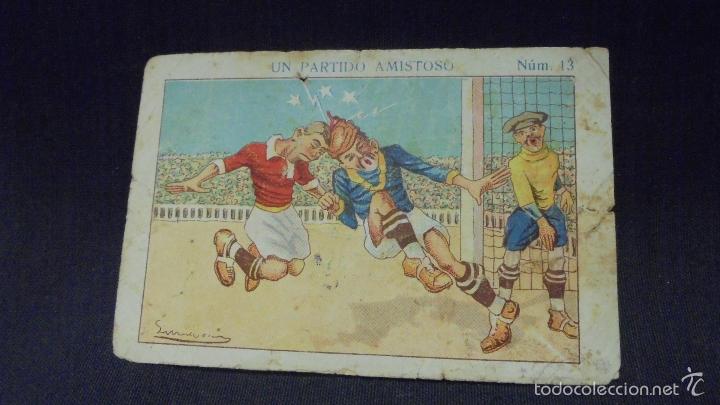 Football Stickers: CROMO - UN PARTIDO AMISTOSO - N&ordm; 13 -