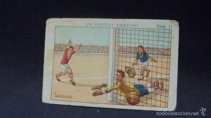 Football Stickers: CROMO - UN PARTIDO AMISTOSO - N&ordm; 11 -