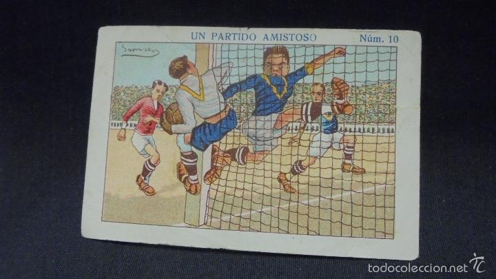 Football Stickers: CROMO - UN PARTIDO AMISTOSO - N&ordm; 10 -