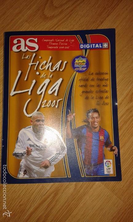 Cromos de Futebol: LAS FICHAS DE LA LIGA 2005 - as