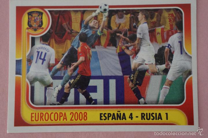 Football Stickers: CROMO DE FUTBOL EUROCOPA 2008 DE ESPA&Ntilde;A SIN PEGAR N&ordm; 156 A&Ntilde;O 2009 DEL ALBUM A POR ELLOS DE PANINI