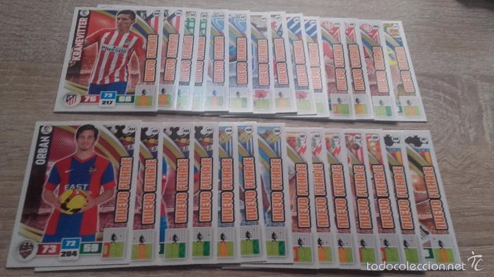 Cromos de f&uacute;tbol: ADRENALYN XL 2015/2016 15/16 SET COMPLETO 28 SERIE NUEVO FICHAJE ACTUALIZACION CODIGO SIN ACTIVAR