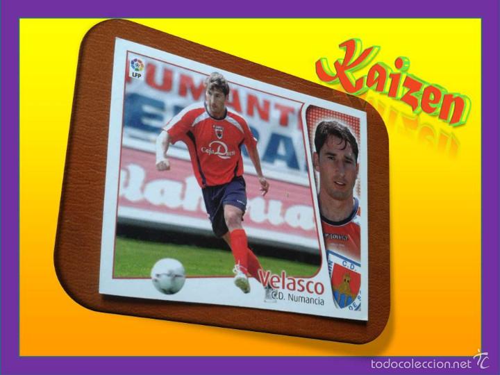 Cromos de f&uacute;tbol: VELASCO. NUMANCIA. SIN PEGAR. ED. ESTE 2004/05. - Foto 1