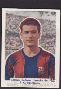 Fu&szlig;ball-Sticker: CROMO FUTBOL C.F.BARCELONA ZABALA