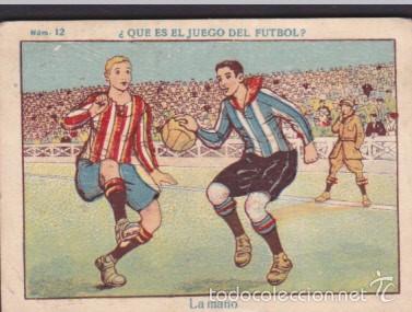 Figurine di Calcio: CROMO FUTBOL COLECCION QUE ES EL JUEGO DEL FUTBOL ? N&ordm; 12