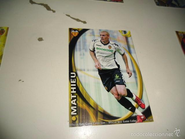 Cromos de f&uacute;tbol: OFFICIAL QUIZ GAME COLLECTION 2011 MATHIEU - Foto 1