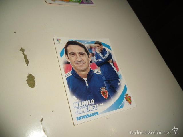 Cromos de Futebol: CROMO FUTBOL MANOLO JIMENEZ ENTRENADOR
