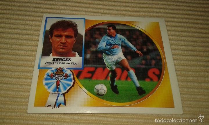 Cromos de f&uacute;tbol: CELTA DE VIGO ED. ESTE 94 95 BERGES (NUEVO) - Foto 1