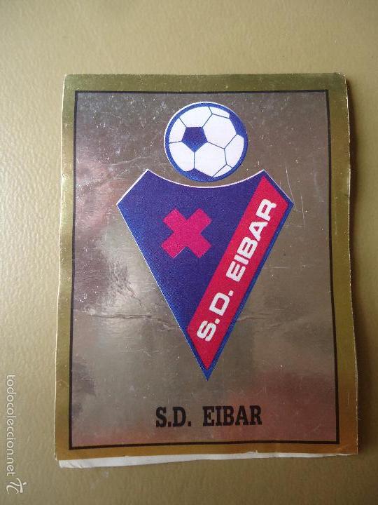 Cromos de f&uacute;tbol: ltg panini 90 381 ESCUDO SD EIBAR NUNCA PEGADO - Foto 1