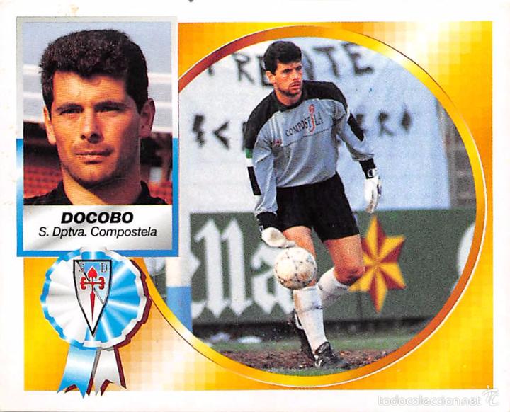 Cromos de f&uacute;tbol: EDICIONES ESTE 94/95 1994/1995 - DOCOBO (S.D. COMPOSTELA) NUNCA PEGADO - Foto 1