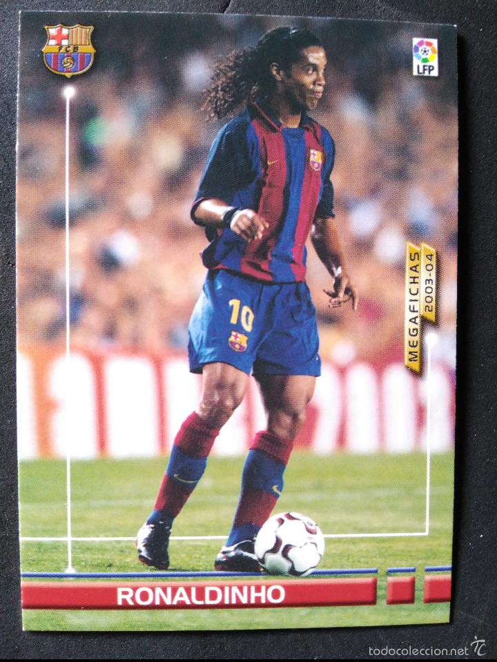 34 Ronaldinho F C Barcelona Megafichas 200 Sold Through