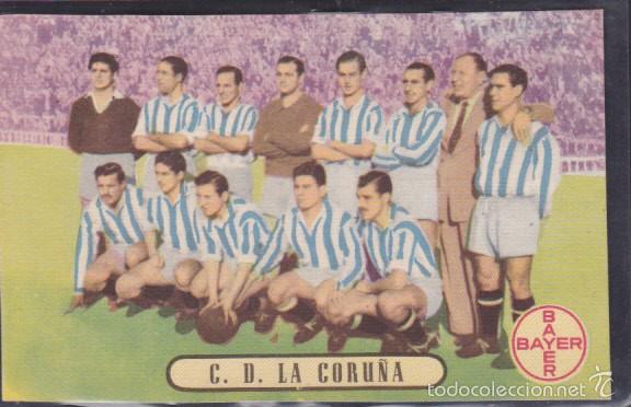 Fu&szlig;ball-Sticker: CROMO FUTBOL GRAFICAS MANEN ALINEACION C.D. LA CORU&Ntilde;A