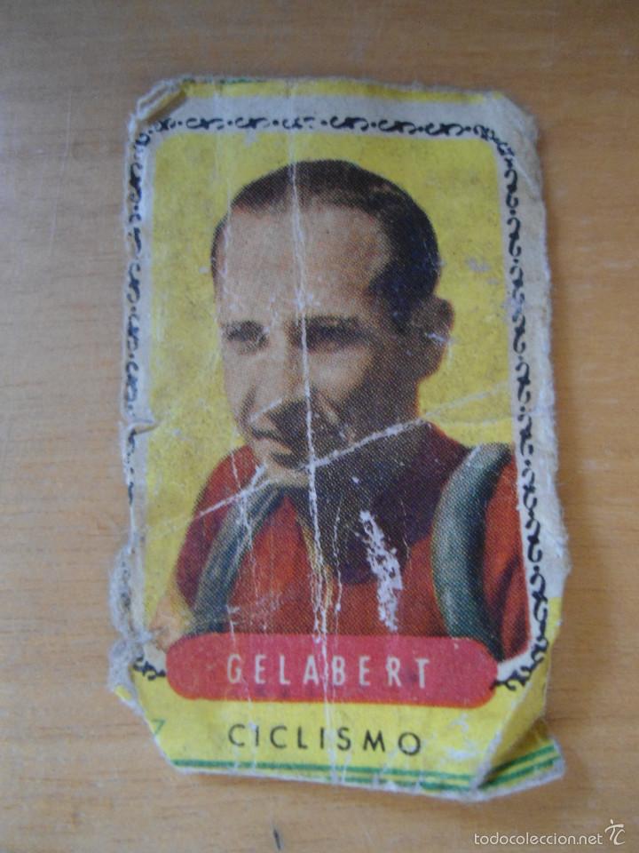 Cromos de F&uacute;tbol: ANTIGUO CROMO CICLISMO CICLISTA GELABERT - NUM 7