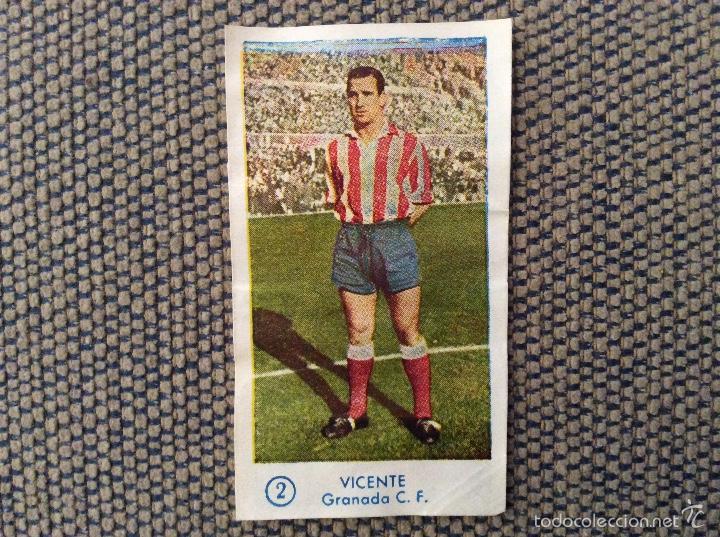 Cromos de f&uacute;tbol: Bachende 1957/58. Granada 2 Vicente