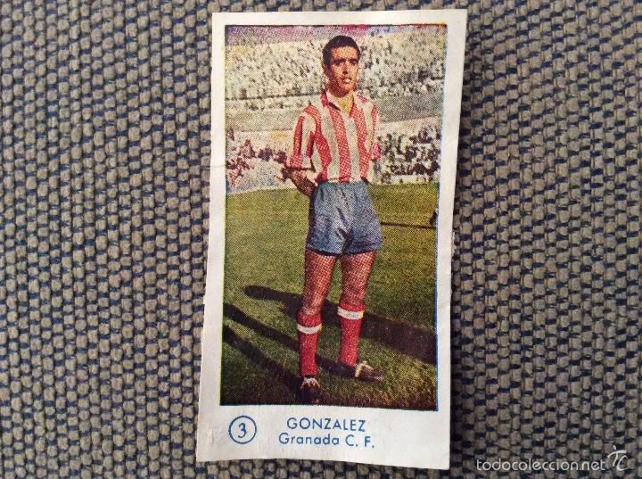 Football Stickers: Bachende 1957/58. Granada 3 Gonzalez