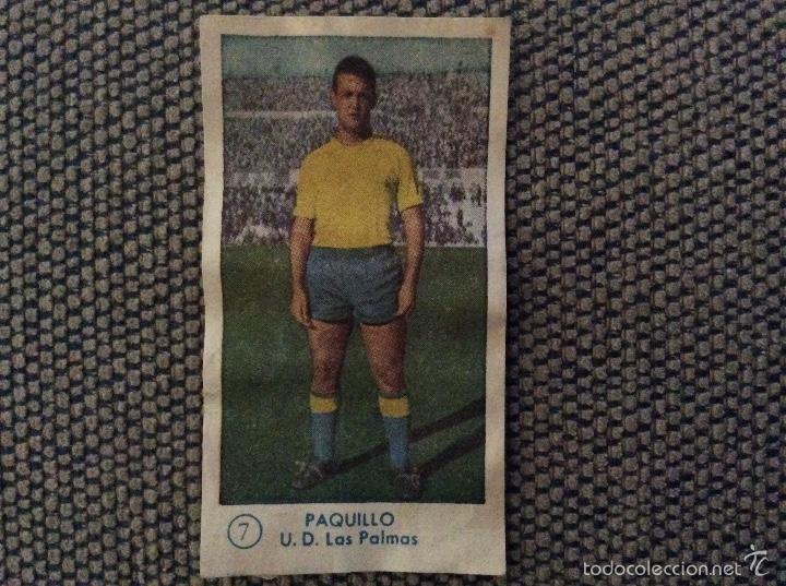 Cromos de f&uacute;tbol: Bachende 1957/58. Las Palmas 7 Paquillo