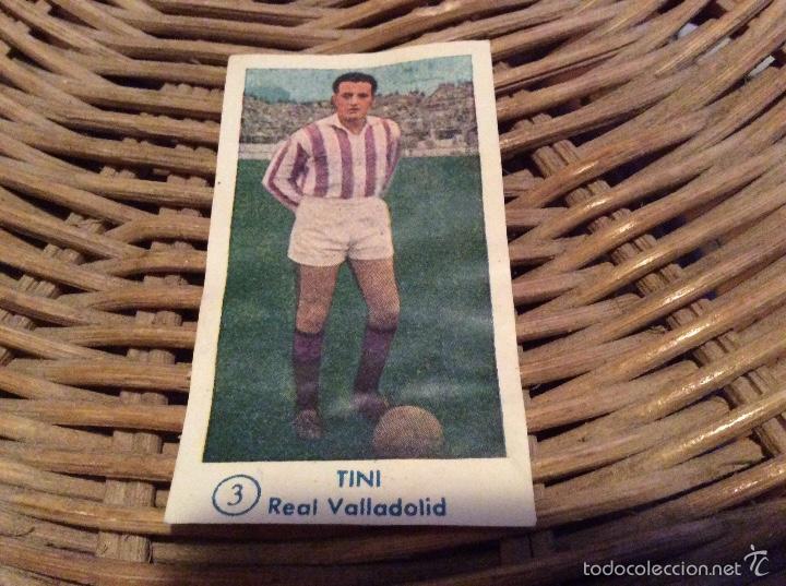 Cromos de f&uacute;tbol: Bachende 1957/58. Valladolid 3 Tini